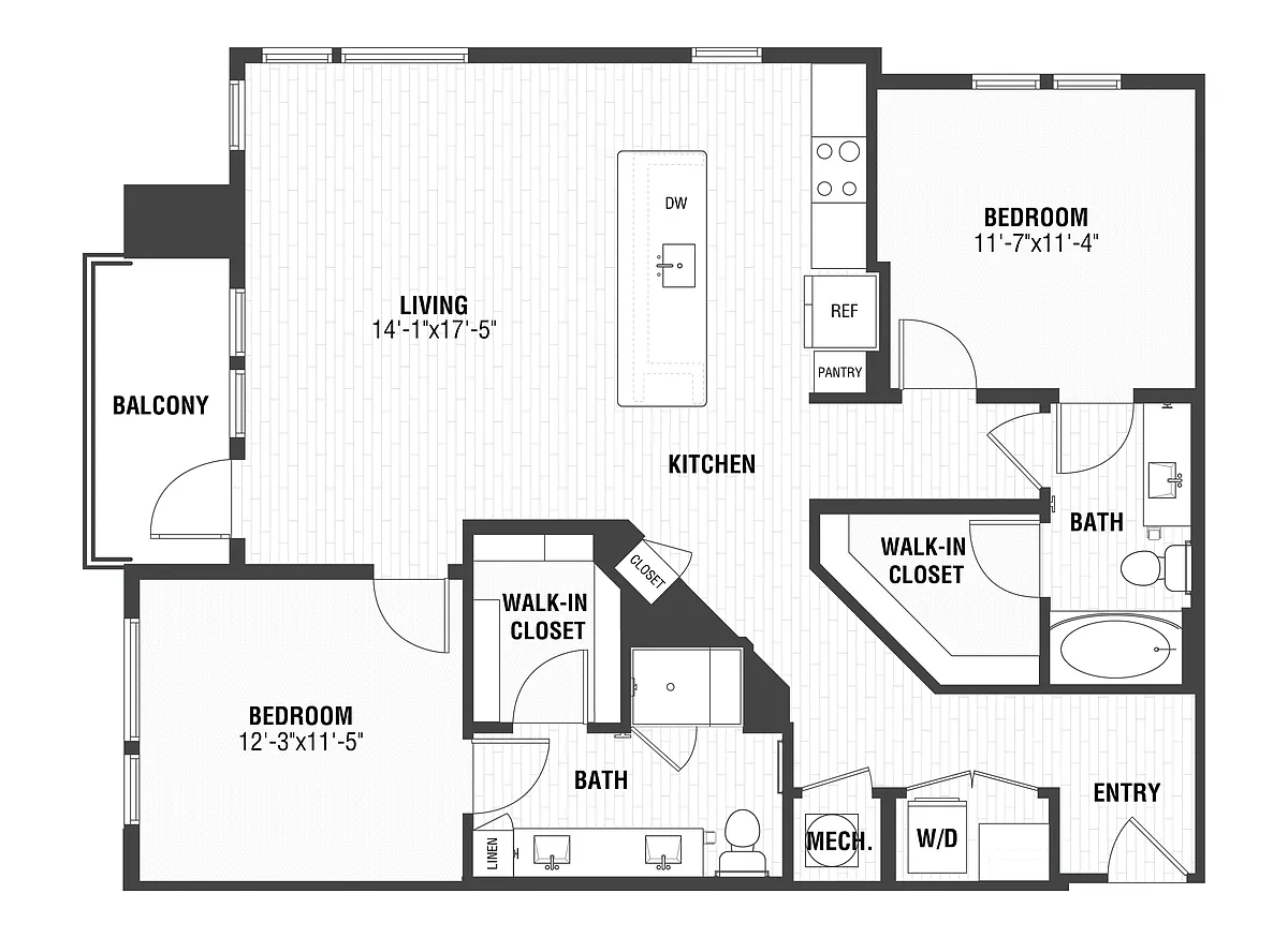Floor plan B6B