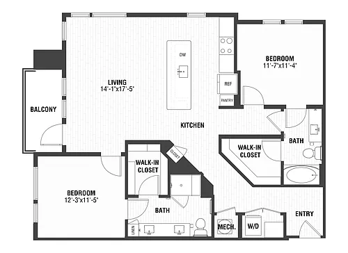 Floor plan B6B
