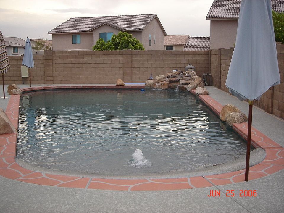 Lagoon beach entry pool