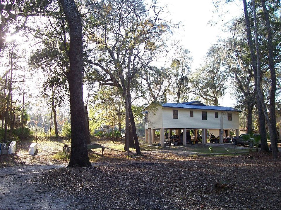 Home is built off-grade to protect against flooding