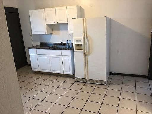 Kitchen area, showing sink and counter