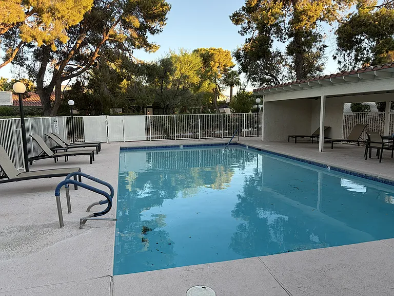 One of the five pools in the community