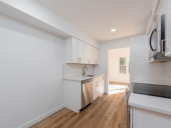Kitchen looking through to dining room