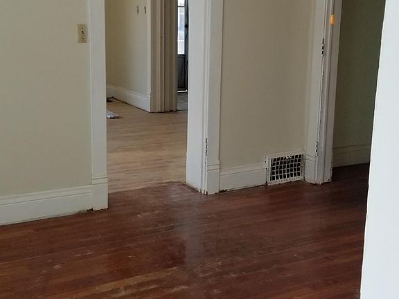 Large bedroom refinished wood floors, large closet area, new blinds