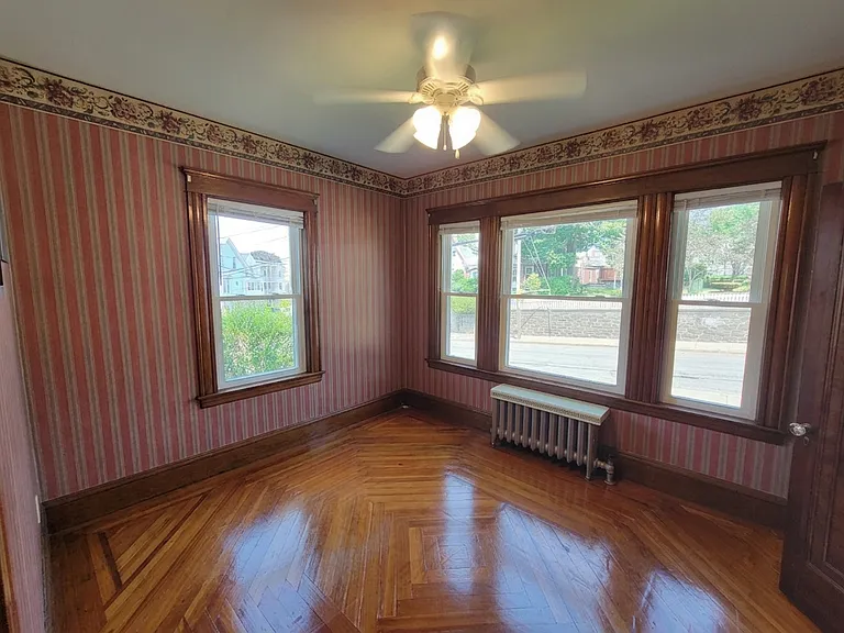 Bedroom off living room and den