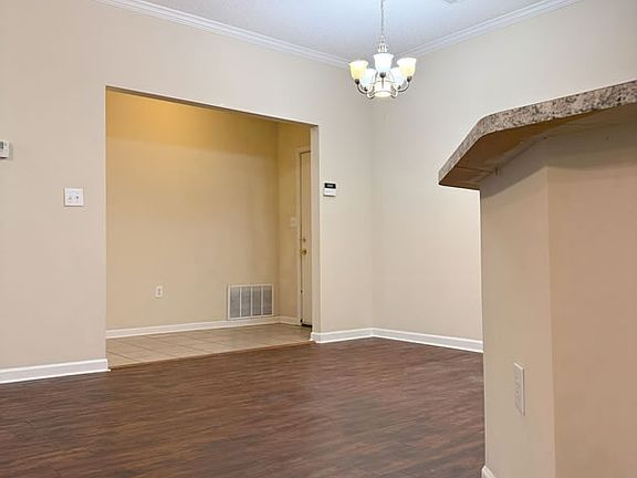 View of entryway from great room.