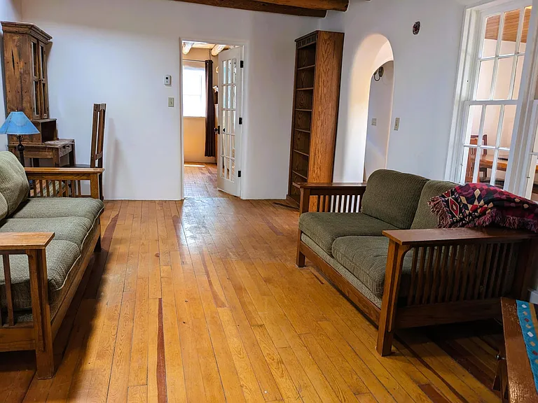 Living room looking toward the guest bedroom