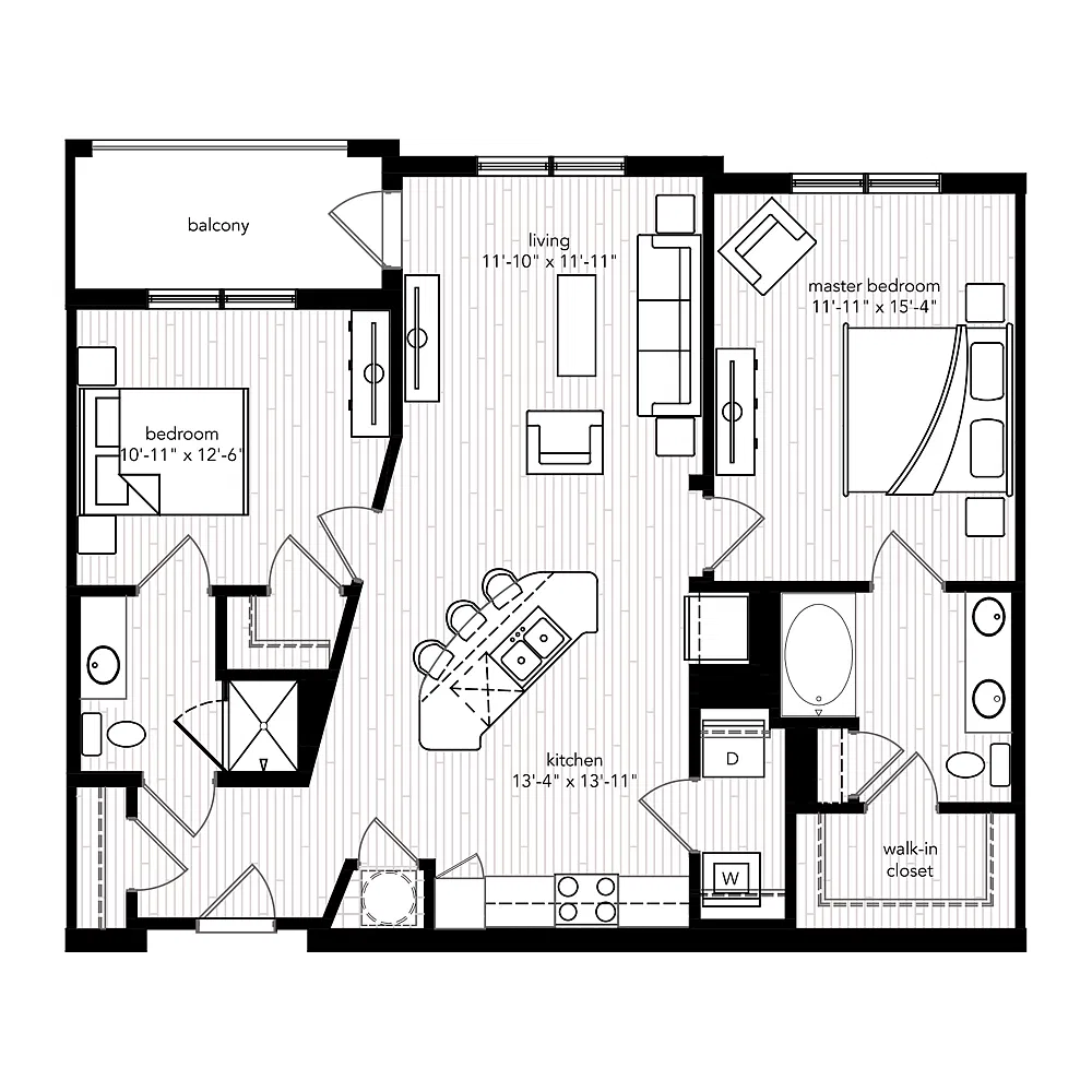 Floor plan Saint Tropez