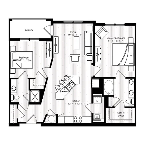 Floor plan Saint Tropez