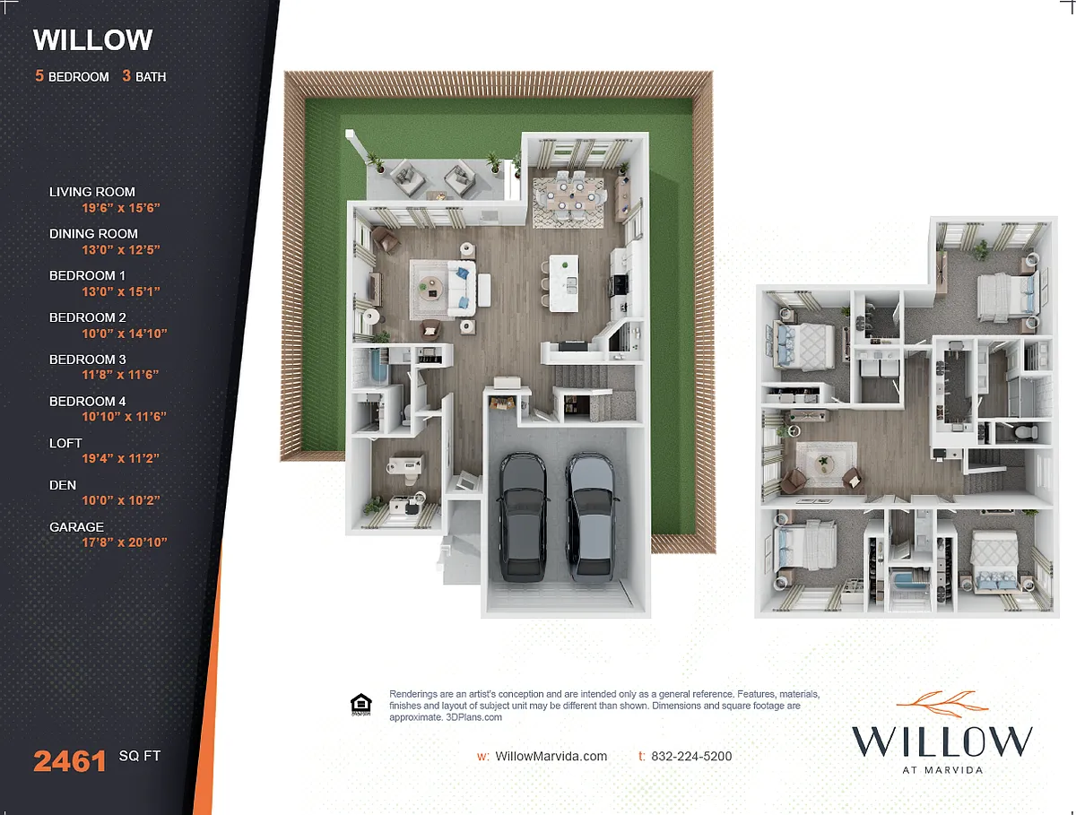 Floor plan Willow