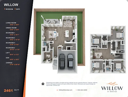 Floor plan Willow