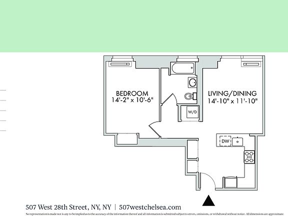 2nd image of 507 W 28th St APT 9B