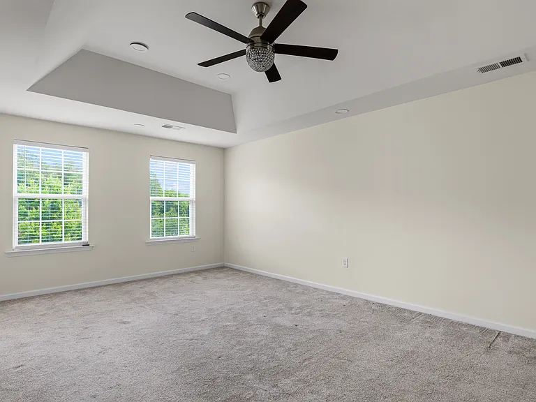 Master Bedroom - shown as unfurnished