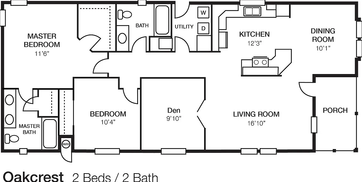 2 bed, 2.0 bath, 1447 sqft, $1,670 — Photo 4