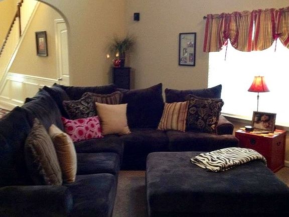 2 story living room