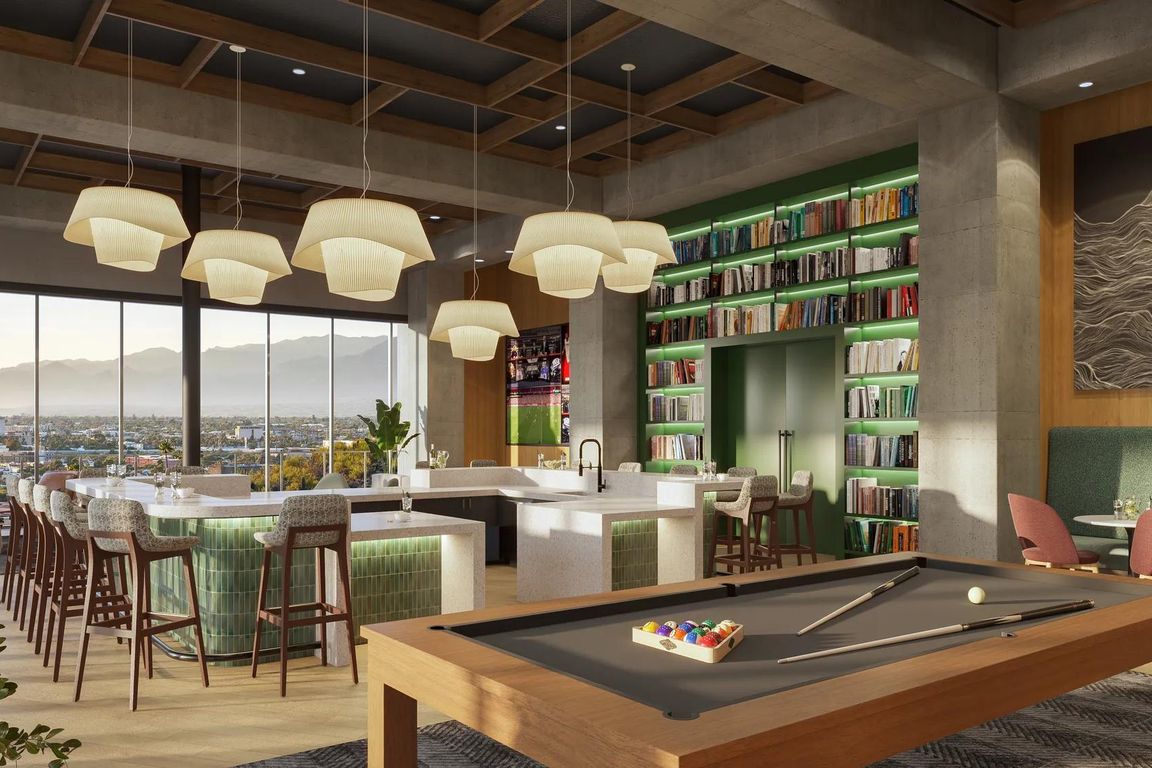 Take part in friendly competition in the clubroom with billiards.