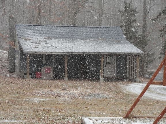 2 Car Detached Garage with attic and oil pit