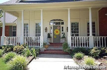Front Entry : Enjoy the view from the porch swing