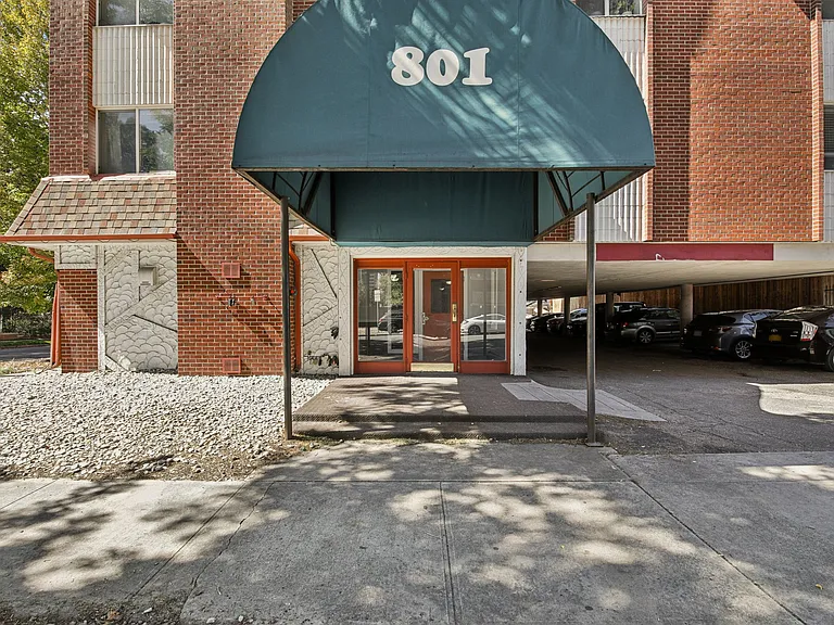 Building entrance on Pennsylvania St.