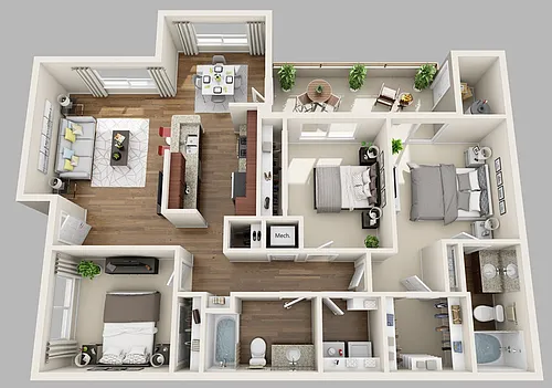 Floor plan 3A