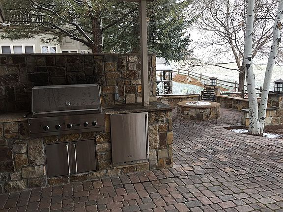 Grill and patio