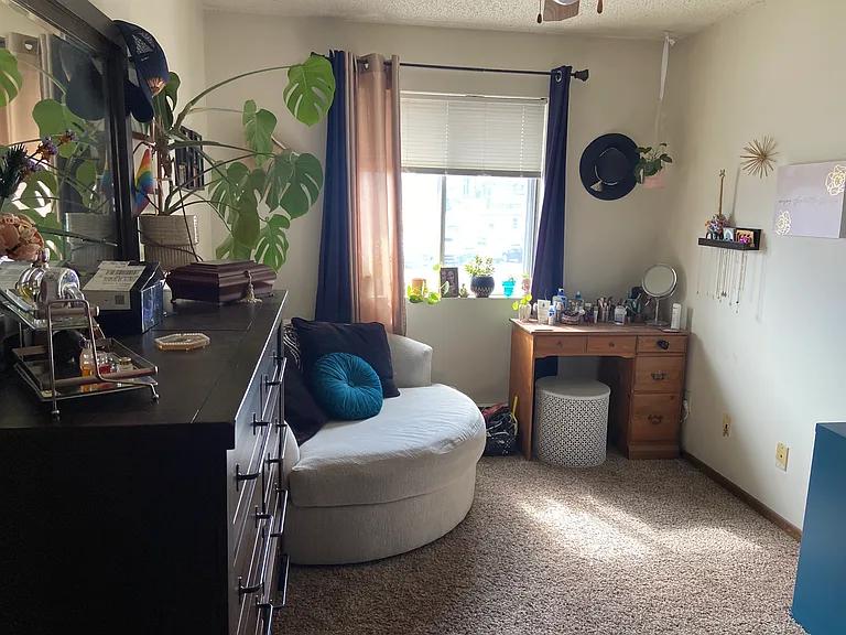 One of 3 bedrooms with large closets