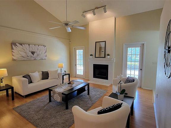 Living Room with French doors to Lanai