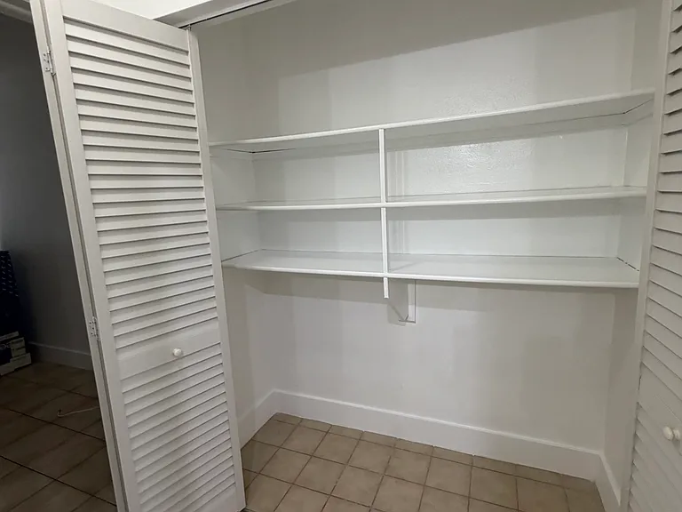 Hallway storage closet