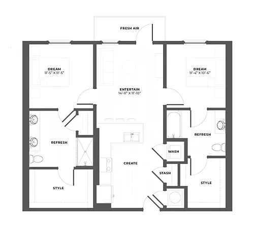Floor plan B6