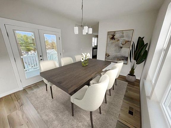 Second Floor - Dining Room and Balcony