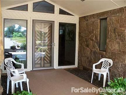 Front entrance to the house