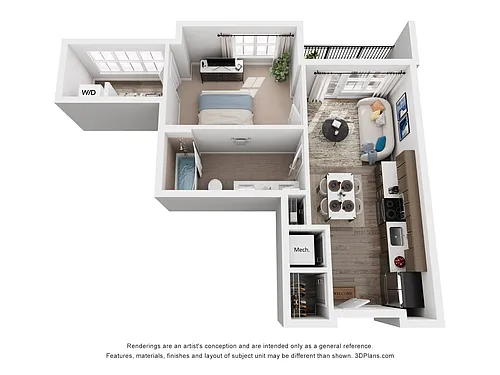 Floor plan 1H