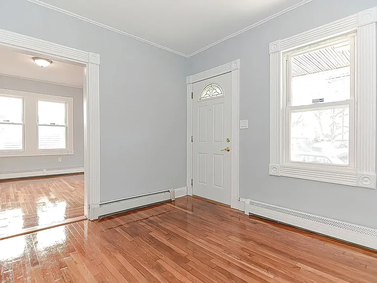 front door and living room from foyer