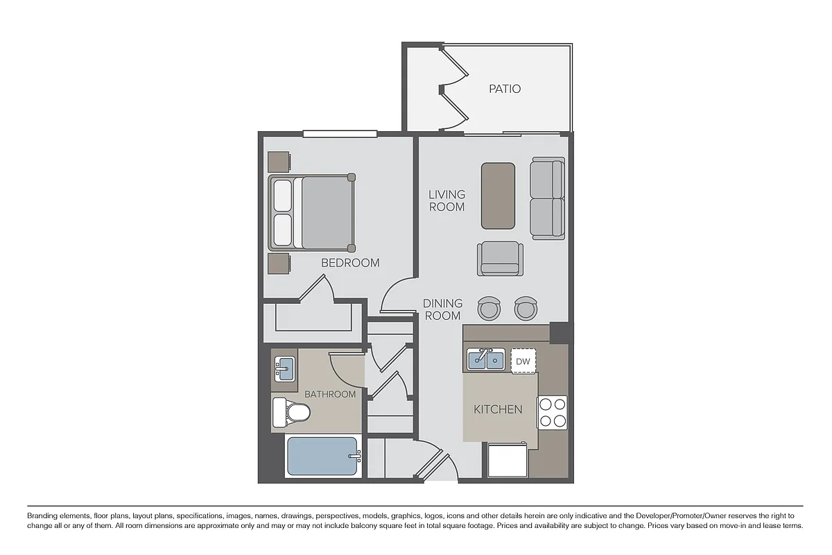 Floor plan Plan 1A