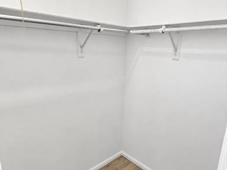 Master bedroom walk-in closet