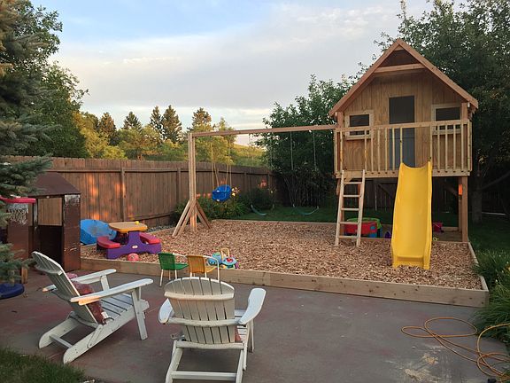 HUGE yard with a Play Area