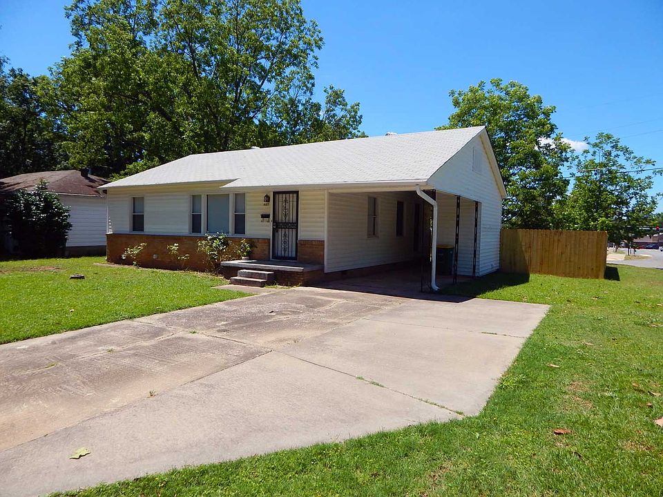 front right of house