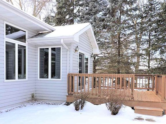Back deck off sunroom!