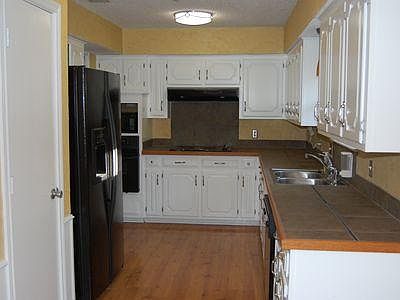 Nice galley kitchen with LOTS of cabinets