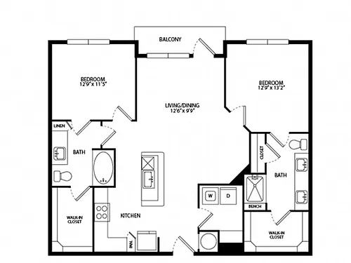 Floor plan B1A