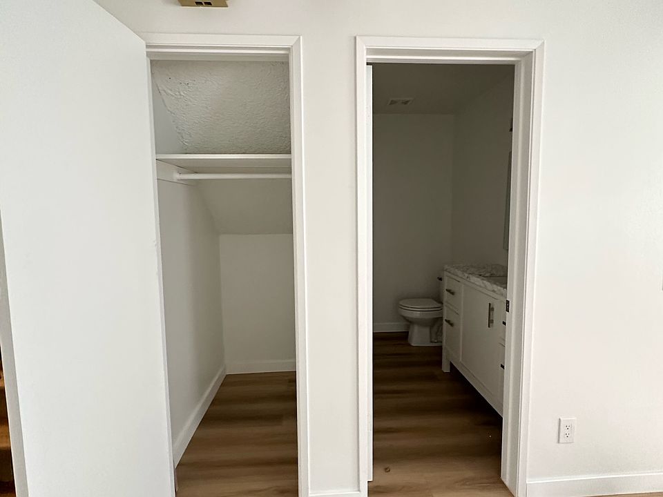 powder room and coat closet