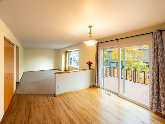 Family room and dining area