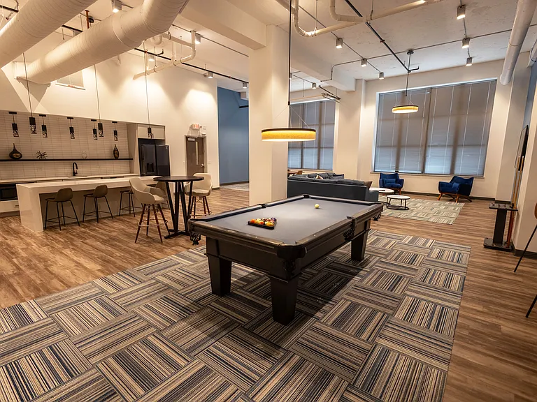 Clubroom/game room. Common Area Wifi included