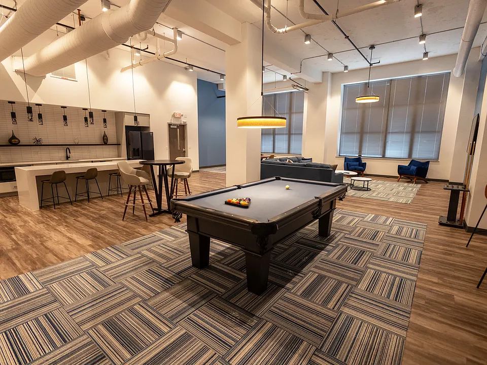 Clubroom/game room. Common Area Wifi included