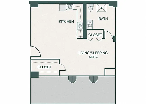 Floor plan A4 (Loft 202)