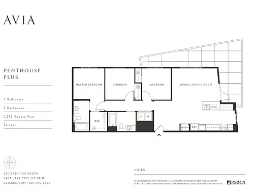 Floor plan Modern 3 Plus