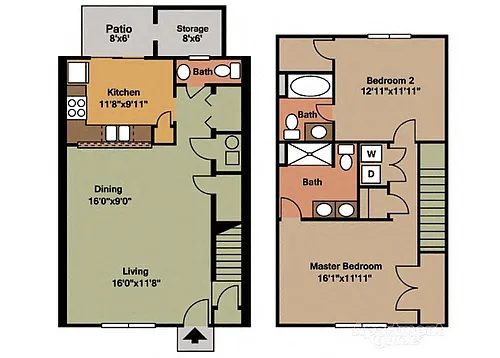 Floor plan Deluxe Buttercup