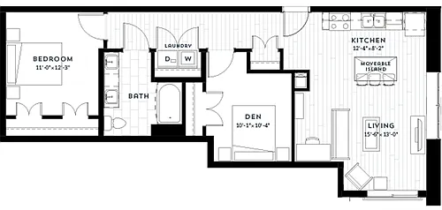 Floor plan 1+C - ACC