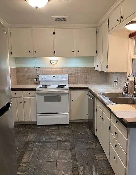 Kitchen view from dining nook