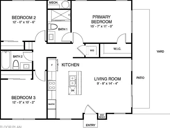 3B Floor Plan 3B Floor Plan